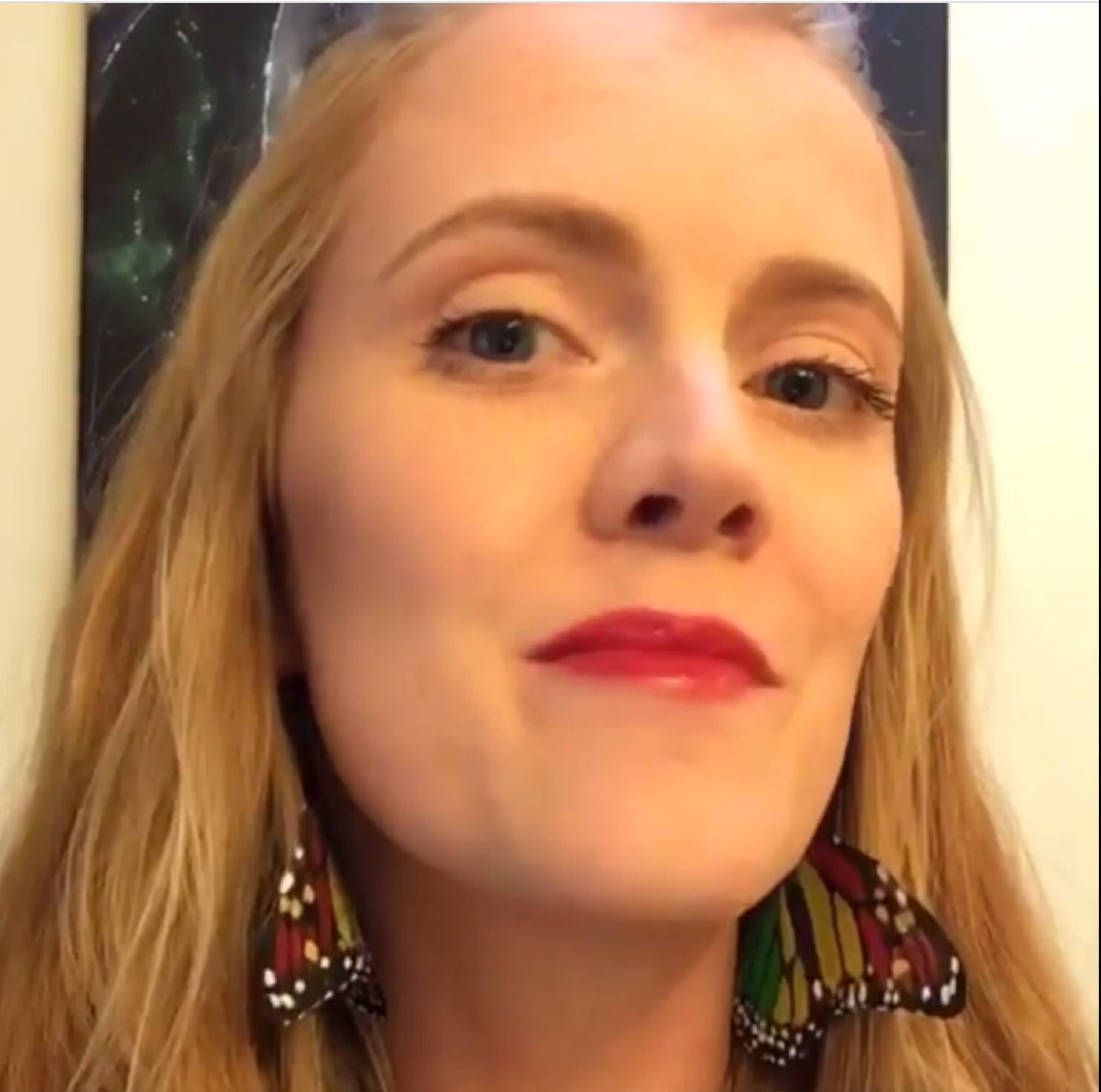 Hand Painted & Crafted Monarch Butterfly Earrings - "the Reggae Wing"