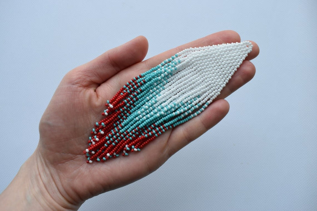 Hand Painted & Crafted Monarch Butterfly Earrings - "the Native Beauty"