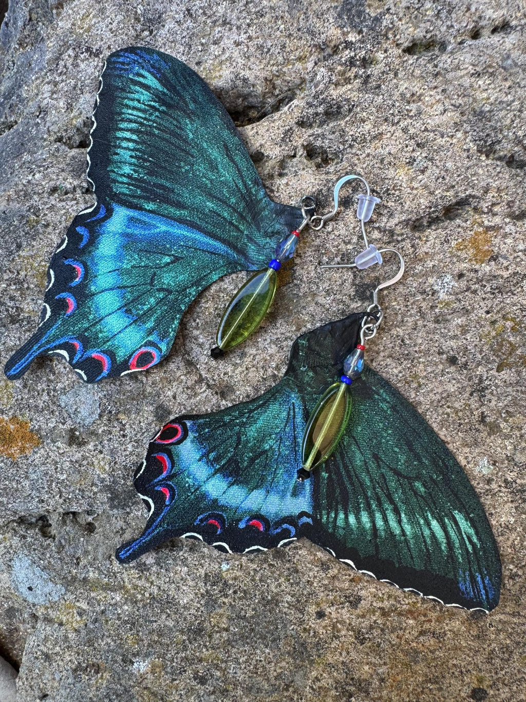 The Astral Wings - Handmade, hand painted Swallowtail Butterfly
